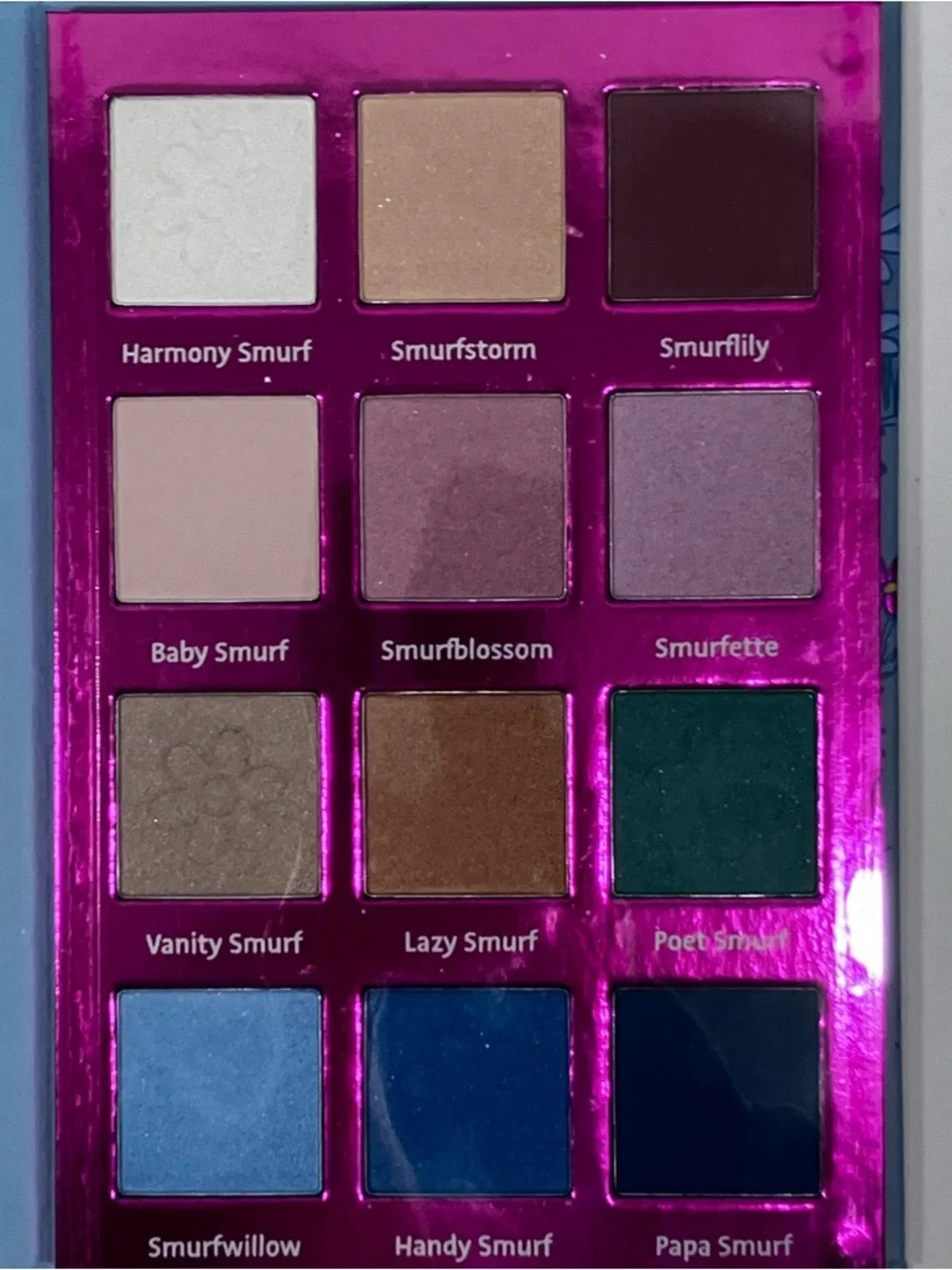 Smurfette Eyeshadow Palette - Blue Floral